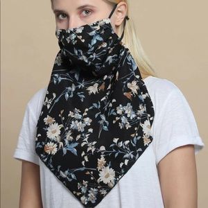 Floral face mask